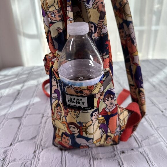 Disney Store Oh My Disney Hero Prince Backpack Bag Flynn Beast Eric Phillip - Picture 8 of 16